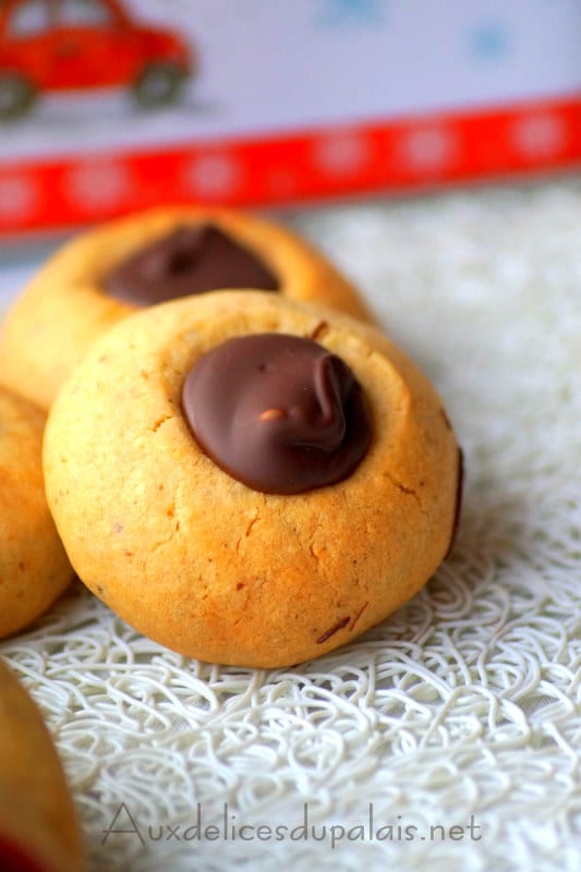 Sablés aux noisettes et chocolat