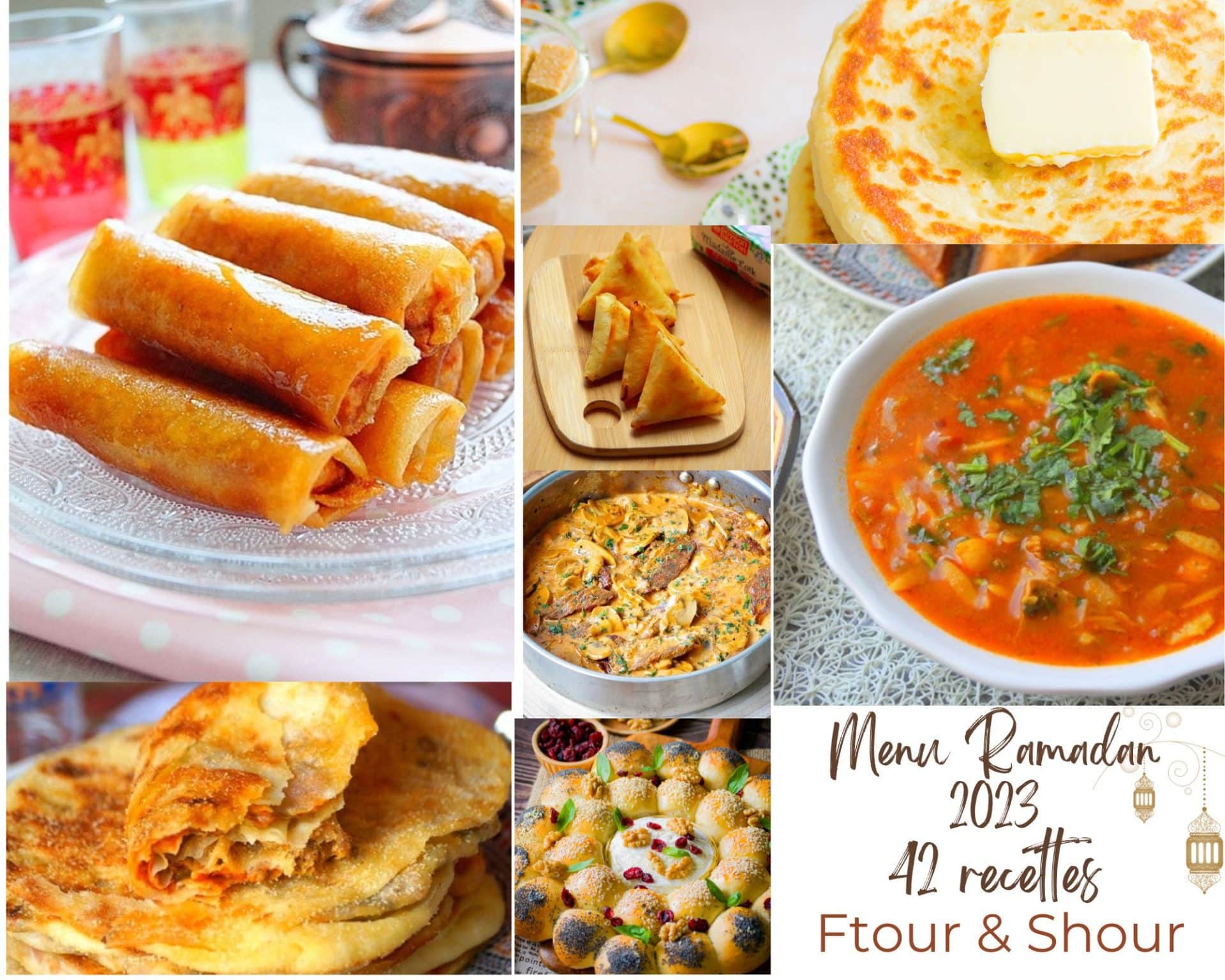 Idées menu Ramadan 2025 (42 recettes)